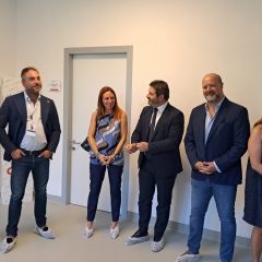 Un momento della presentazione del Centro Dialisi