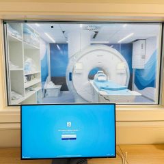 Un dettaglio del blocco radiologico di Ozieri, destinato alla Rm