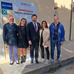 Un momento della giornata dedicata al Pnes: (da sinistra) Antonio Solinas, Annarosa Negri, Giuseppe Mascia, Carmen Spirito, Piero Delogu