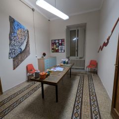 Viale Mancini: la sala della pittura