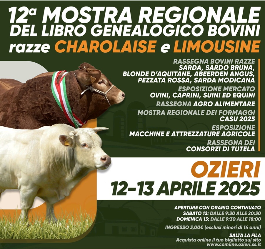 Fiera regionale del bovino: la Asl di Sassari in prima linea